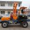 road construction equipment pile driver machine for guardrail installation