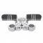 Motorcycle Foot Peg Clamps Crash Bar Footrests passenger foot pegs For Harley Honda Triumph