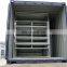 Cattle fence and field guard rail made of galvanized steel tubing or steel pipe with powder coated surface