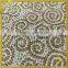 rhinestone mesh Crystal diamond sheet rhine stone hot fix glue rhinestones sheets FRM-191