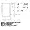 Truck part DT360  DT 360 DT-360 engine part cylinder sleeve 400006 101.86mm cylinder liner 1809935C4