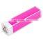 2020 Small lipsticks shape power bank super mini 2000mah real capacity power charger gift