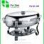 Low Prize Stainless Steel Round Roll Top Buffet Chafing Dish for Hotel