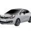 Chrome door visor side window deflector shade sun rain shield silver strips guard for Kia Pride(4) 2011 RIO