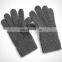 Autumn Cashmere Scotland Black Wool Gloves