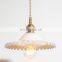 Nordic Brass Glass Pendant Light E27 Modern Decorative Lamp Fixtures