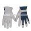 HANDLANDY Breathable Blue Rose Pruning Short Leather Gloves Goatskin Garden Gloves For Women