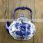 Hot Sale decorative blue and white porcelain wall hanging flower vase