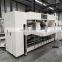 Semi-automatic corrugated paperboard carton stitching machine