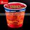 Custom logo printed 64oz paper fried chicken buckets