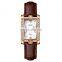 SKMEI 1690 Square Dial Quartz Movement Stainless Steel Bracelet Ladies Watches for Women