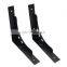 Heavy Duty Shelf Brackets Wall L-Bracket Supports for Hanging DIY Shelves Metal Steel Heavy Duty for Load Bearing Capacity Black