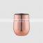Factory Direct 13oz rose gold plain reusable yongkang zhejiang stainless steel water wine coffee tumbler egg cup
