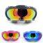 New fashion snowmobile skate ski goggles revo coating anti fog snow goggles for kids