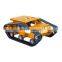 Unfinished Aluminum Alloy Tracked Tank Chassis CNC RC Tank Chassis for Arduino DIY