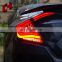 CH Wholesales Waterproof Brake Turn Signal Red LED Tail Lamp Tail Light Spoiler Light For Honda Civic 2016-2020