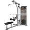 High and low pull back muscle trainer back trainer gym dedicated commercial