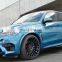 Комплект кузова в стиле X6M для BMW F16 X6 (совместим с F16 X6) - автомобильные аксессуары, включая передний бампер, задний бампер и боковые юбки, обновленный вариант
