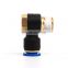 SNS SPH Series pneumatic 90 degree elbow male thread push to connect pipe fittings quick tube joints