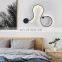 Modern Curved Line Wall Decorative Lighting Indoor LED Wall Lamp For Hotel Bar