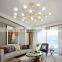110V 240V Nordic Creative Linear Tree Branch Hanging Light Indoor For Hotel Home LED Chandelier Pendant LED Lamp