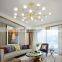 Modern Chandelier Simple Acrylic Leaf Chandelier Room Lamp Living Room Art Lamp Hanging Lights