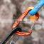 JRSGS Customized Logo Light Weight Carabiner Clips Aluminium Snap Hook 12kN S7804S