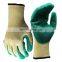10 Gauge Cheap Work Gloves Cotton Shell Latex Coated Knit Work Gloves Labor Construction Gloves