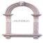 exterior arched marble stone door surround