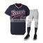 Superior Quality custom logo brand fabric v neck baseball uniform jersey short sets 3/4 blank baseball t shirts for men