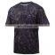 Streetwear OEM Custom Logo Mens High quality Blue Velvet Polo Shirts Summer Short Sleeve Turndown Rib