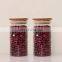 amazon top seller bamboo storage bottles clear glass spice food jars home storage & organization kitchen tabletop container