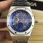 Men's Fashion Business Multifunction Stainless Steel Silver Case 41mm Men's Automatic Mechanical Watch