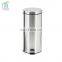 Stainless Steel Mirror Garbage Bin With Separate Bucket Trash Bin