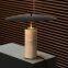 Nordic post-modern travertine table lamp ins style light luxury designer model room, art living room, bedroom bedside table lamp