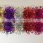 Happy Birthday Party PET Fancy Ribbon Flower Bow, 2 pcs on a colorful card