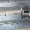 Hot rolled steel angle bar with punched holes