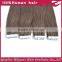 Elegant hair factory price fast delivery wholesale tape hair extensions indian remy tape hair extensions