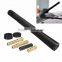 High Quality 4.72inch Universal Short Aluminum Auto Car Radio AM FM Carbon Fiber Antenna Replacement Screw Color Black