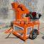 FL1-20 adobe compressed earth block machine with car tire in India