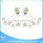 ZS20085 surgical steel wholesale stick earrings factory funky pearl stud earrings