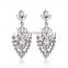 Lovely Style Gold Tone Crystal Pear Shape Drop Fashion Earrings FOR Wedding Gift