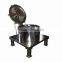 PSC600-NC flat type Stainless Steel sediment centrifugal separator machine for chemicals
