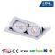 CITIZEN COB Double head hot selling 2x7w led ceiling light square downlight square led downlights