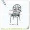 LC-77447 Modern garden wrought iron metal wire chair with arm