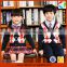 2016 Fashion spring kids school uniforms for sweater korean girls high school uniform wholesale primary school uniform(ulik-006)