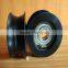 Customized multi color different size transmission system plastic pa6 wheel pa66 pulley wheel for sale