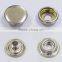 nickel -free brass Metal spring press snap button for clothing