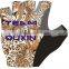 2015 international cycling gloves/non-slip bicycle glove/pro bike glove men half finger pro team golf gloves Sexy Leopard Grain