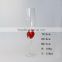 Leadfree wholesale Red heart shaped stem home decoration Champagne Flutes